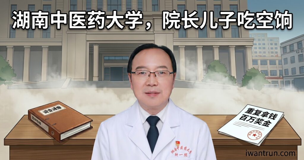 竹不倒｜院长儿子没吃空饷，只是“重复领钱”！自己看看像话吗？
