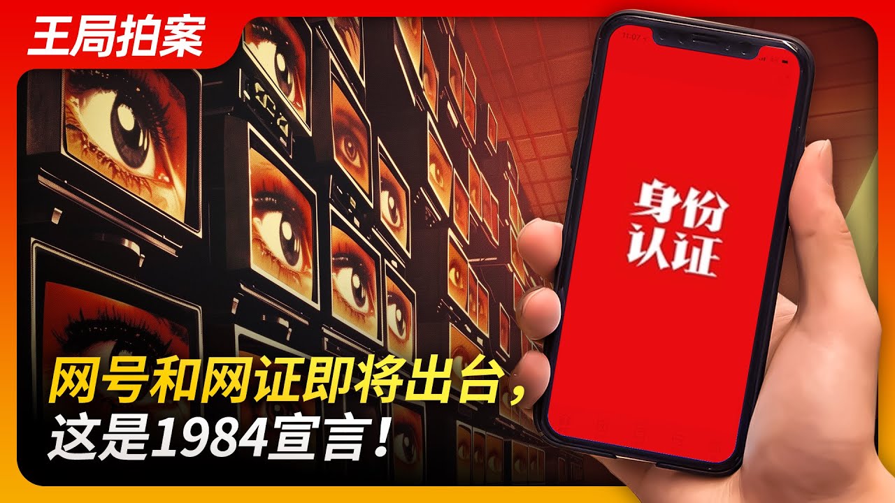 王志安｜网号和网证即将出台，这是1984宣言！｜文字版